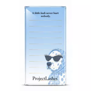 Lash holder podstawka do rzęs stacja rzęsowa 7x14 cm Blue Dalmatian