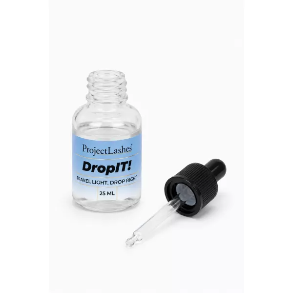 Butelka z pipetką droper 25 ml ProjectLashes na kosmetyki próbki plastikowa
