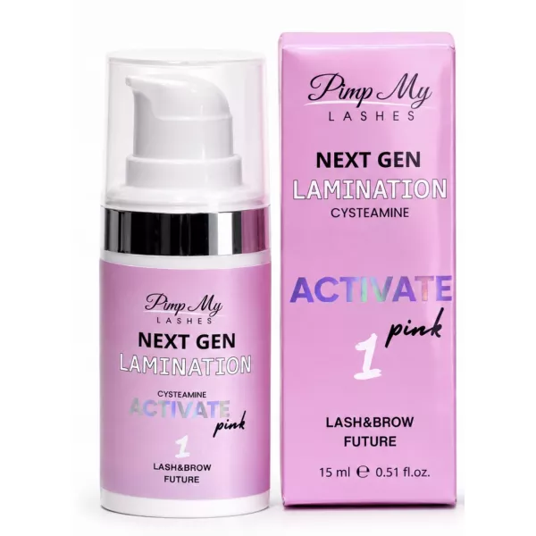 Preparat do koreańskiej laminacji STEP 1 activate CYSTEAMINE NEXT GEN Pimp