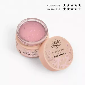 Eclair Flower Gel PINK SAKURA 30g - żel budujący z kwiatkami