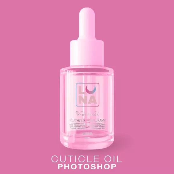 LunaMoon Sushy Olejek Do Skórek Photoshop Truskawka&Śmietanka 30 ml
