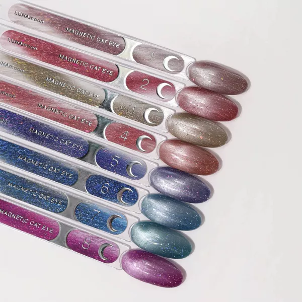 LunaMoon Lakier Hybrydowy Color Magnetic Cat Eye 5 8 ml