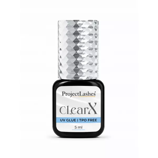 Klej do przedłużania rzęs UV ProjectLashes ClearX przeźroczysty 5ml bez TPO