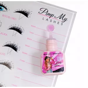 Klej do przedłużania rzęs UV Pink Glue 5ml Pimp My Lashes x Monika Wajda