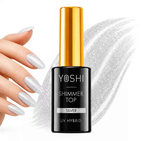 Yoshi Shimmer Top Silver 10 ml