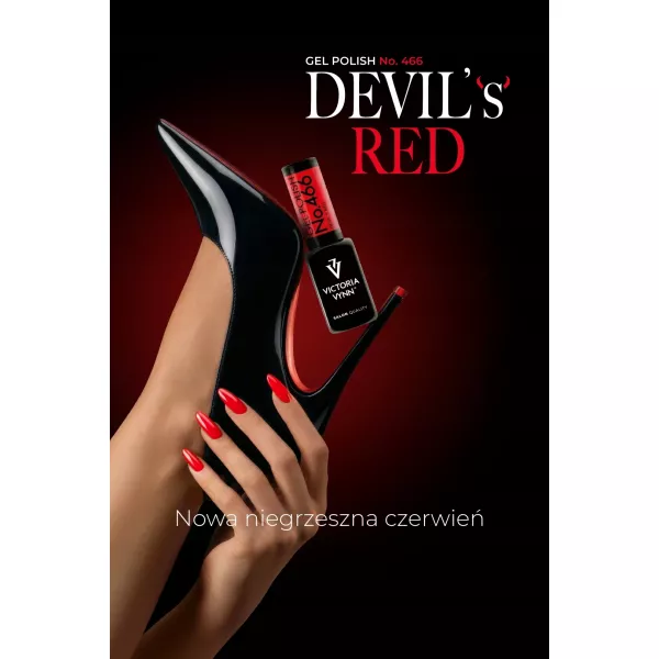 Victoria Vynn Lakier Hybrydowy 466 Devil's Red 8 ml