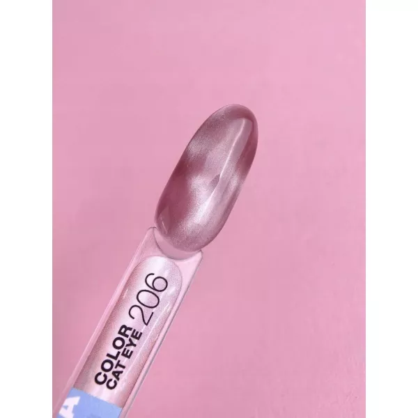 LunaMoon Lakier Hybrydowy Color Cat Eye 206 8 ml