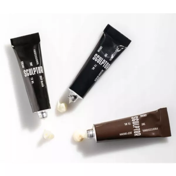 Sculptor Farbka Do Brwi i Rzęs Bluish-Black 15 ml