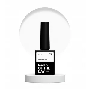Nails Of The Day Cover Base Milk 03 10 ml