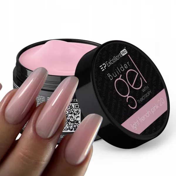 Excellent Builder Gel z Thixotropiją Light French Pink 2.0 50 g