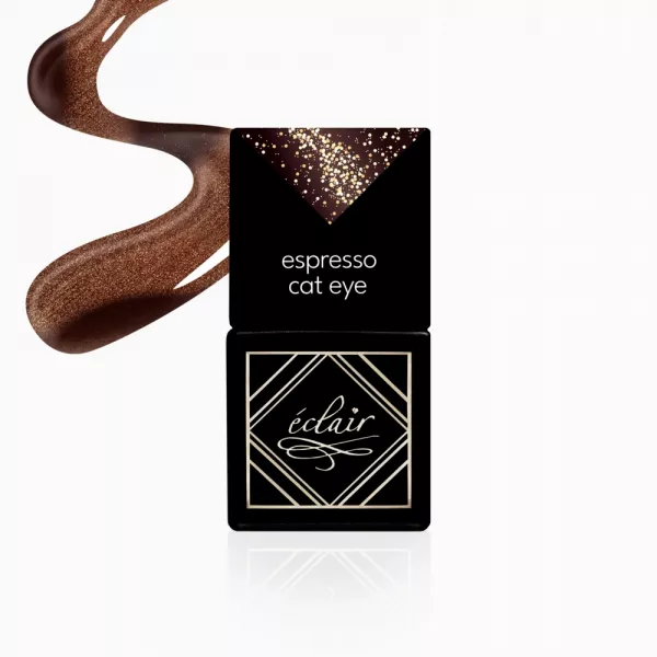 Eclair Lakier Hybrydowy Espresso Cat Eye 7 ml