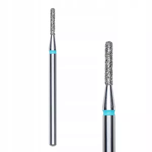 Staleks Frez Diamentowy Walec Zaokrąglony Niebieski 1.4/8 mm FA30B014/8