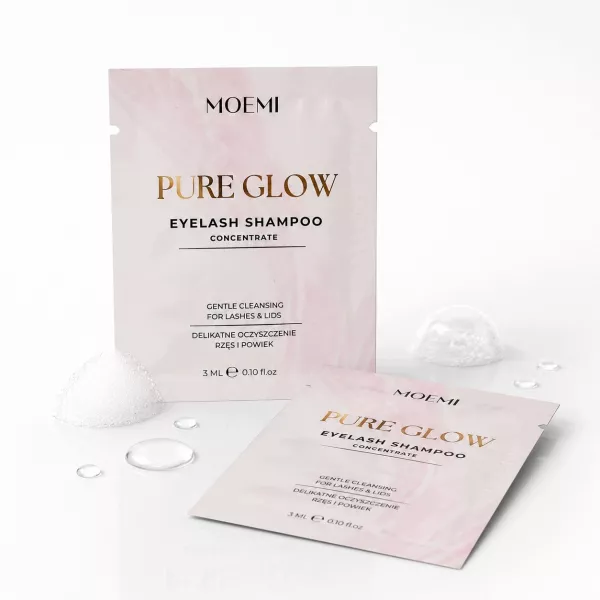 PURE GLOW MOEMI 3 ml – Koncentrat Szamponu do Rzęs i Powiek