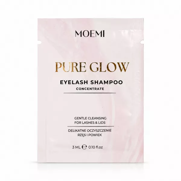 PURE GLOW MOEMI 3 ml – Koncentrat Szamponu do Rzęs i Powiek