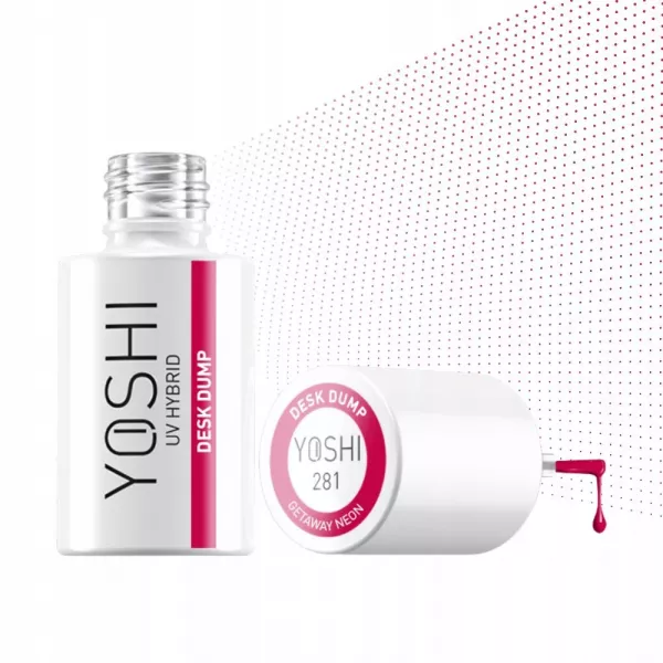 Yoshi Lakier Hybrydowy Getaway 281 Desk Dump 6 ml