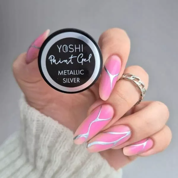Yoshi Paint Gel Metallic Silver 5 ml