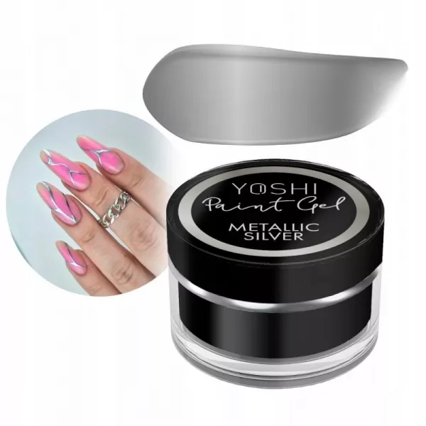 Yoshi Paint Gel Metallic Silver 5 ml
