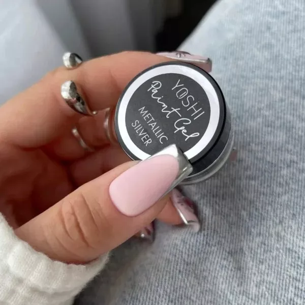 Yoshi Paint Gel Metallic Silver 5 ml