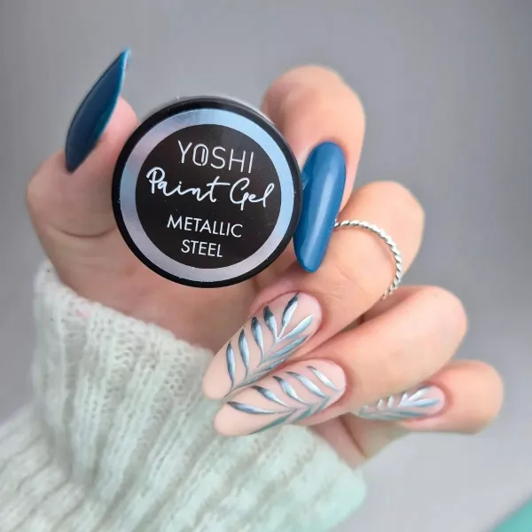Yoshi Paint Gel Metallic Steel 5 ml