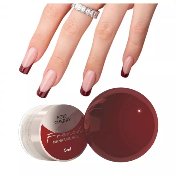 Makear Żel Do Zdobień French Manicure Gel FG12 Cherry 5 ml
