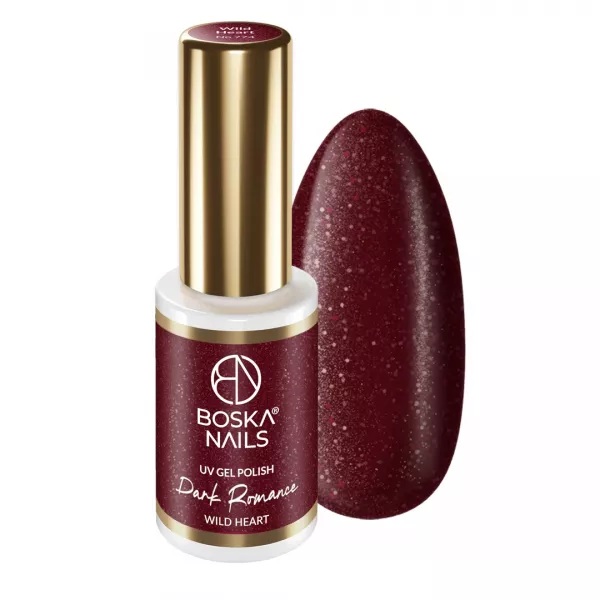 Boska Nails Lakier Hybrydowy Dark Romance 774 Wild Heart 6 ml