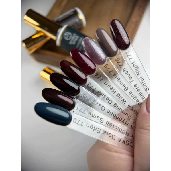 Boska Nails Lakier Hybrydowy Dark Romance 777 Sinful Night 6 ml