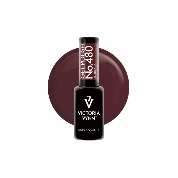 Victoria Vynn Lakier Hybrydowy 480 Bordeaux 8 ml