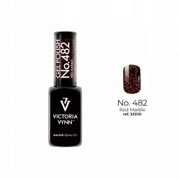 Victoria Vynn Lakier Hybrydowy 482 Red Marble 8 ml