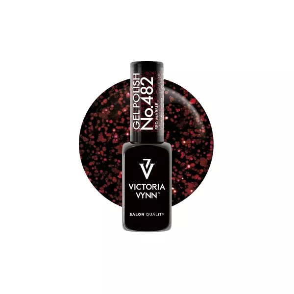 Victoria Vynn Lakier Hybrydowy 482 Red Marble 8 ml
