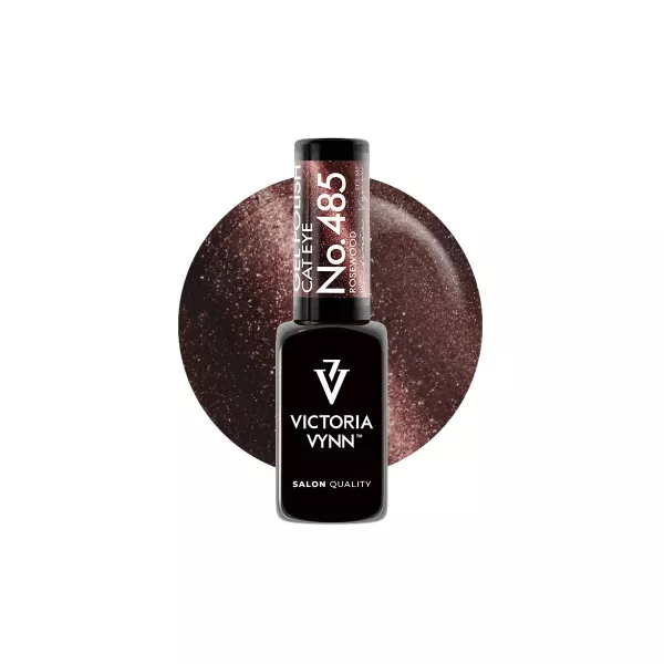 Victoria Vynn Lakier Hybrydowy 485 Rosewood Cat Eye 8 ml