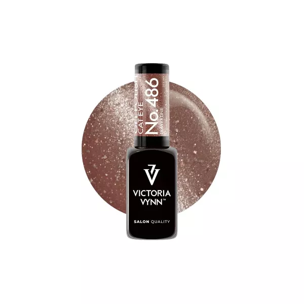 Victoria Vynn Lakier Hybrydowy 486 Travertine Cat Eye 8 m