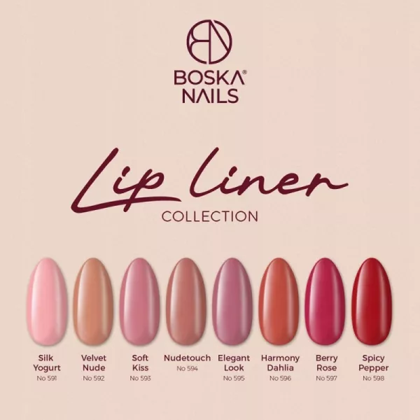 Boska Nails Lakier Hybrydowy 593 Soft Kiss 6 ml