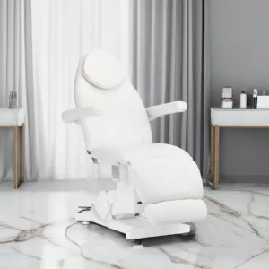 Fotel kosmetyczny elektryczny Sillon Basic 3 siln. biały