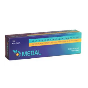 Medal Samoprzylepne Torebki Do Sterylizacji 70x230 mm 200 szt
