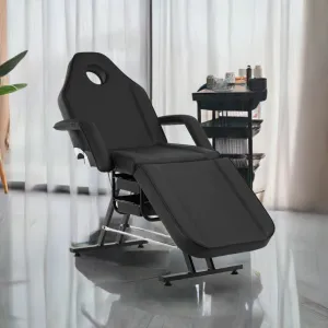 Fotel kosmetyczny Sillon z kuwetami czarny