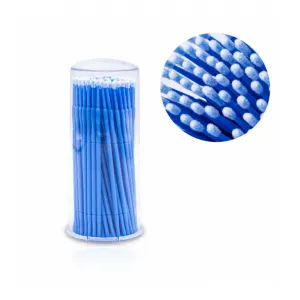 Clavier Mikro Aplikatory Do Rzęs Niebieski 2.5 mm 100 szt