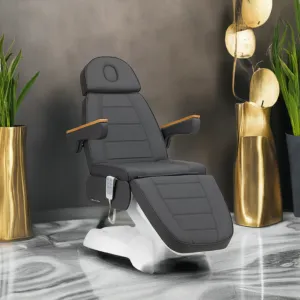 Fotel kosmetyczny elektryczny SILLON Lux 273b 3 silniki szary