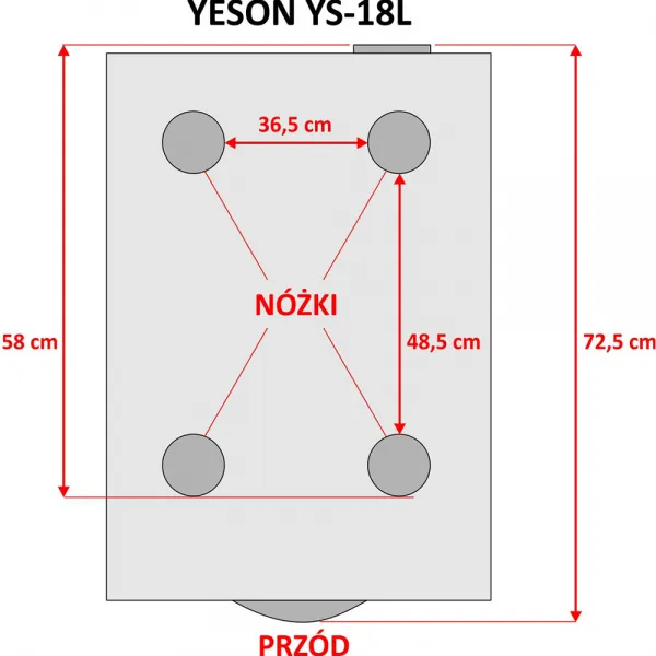 Yeson Autoklaw serii YS 18L Silver Line