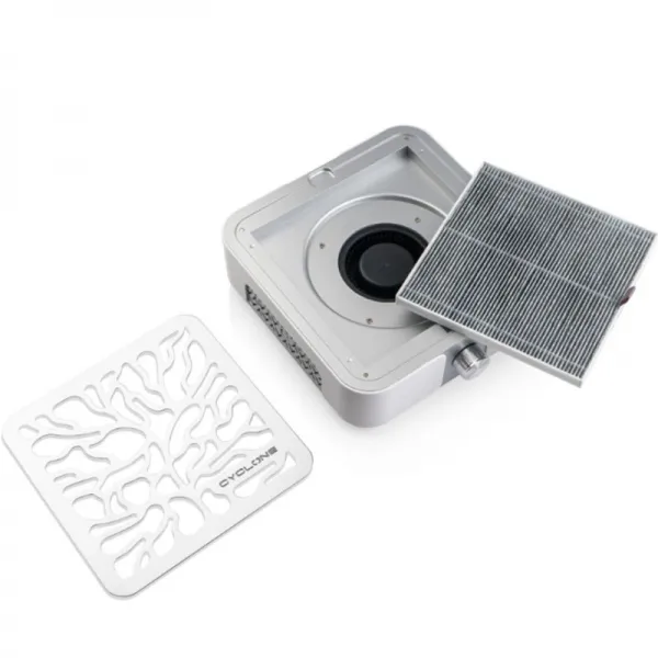 Cyclone X3 Pochłaniacz Pyłu do Manicure i Pedicure z Filtrem Carbon Hepa, 72W