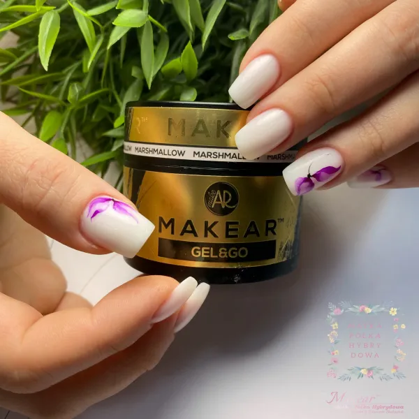 Makear Gel&Go Builder Gel Żel Budujący Marshmallow GG02 15 ml