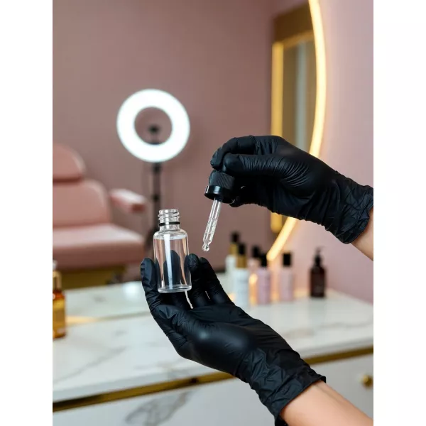 Mercator Rękawiczki Nitrylowe Black S 100 szt/ 50 par