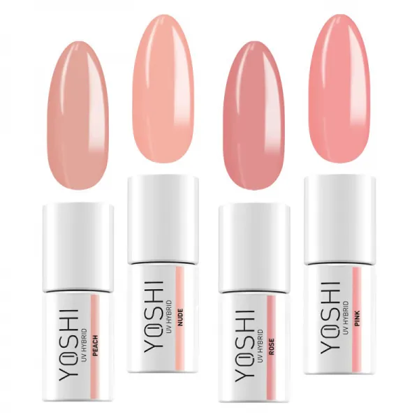 Yoshi Lakier Hybrydowy French Line 003 Rose 6 ml