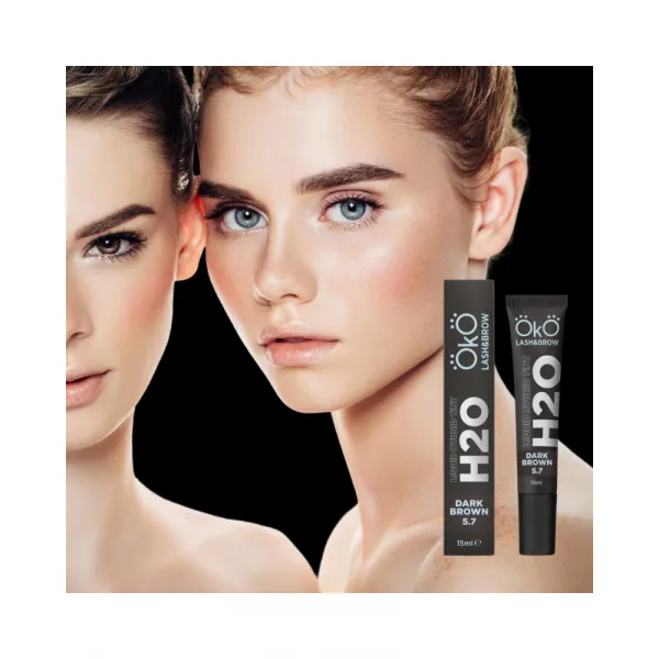 Oko Liquid Hybryd Tint H2O Farbka Do Brwi i Rzęs Dark Brown