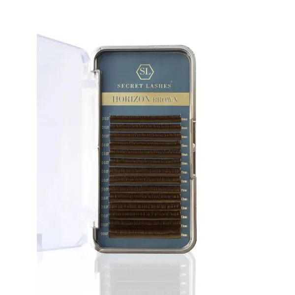 Secret Lashes Horizon Dark Brown Rzęsy D /0.07/ Curl Mix