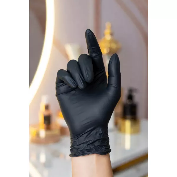 Mercator Rękawiczki Nitrylowe Black S 100 szt/ 50 par