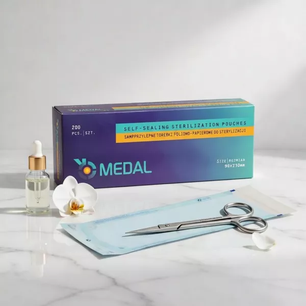 Medal Samoprzylepne Torebki Do Sterylizacji 90x230 mm 200 szt
