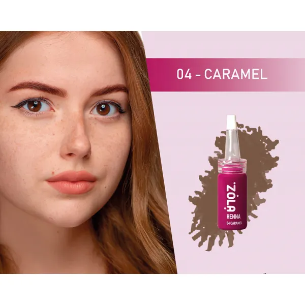 Zola Henna Pudrowa do brwi 04 Caramel 5 g