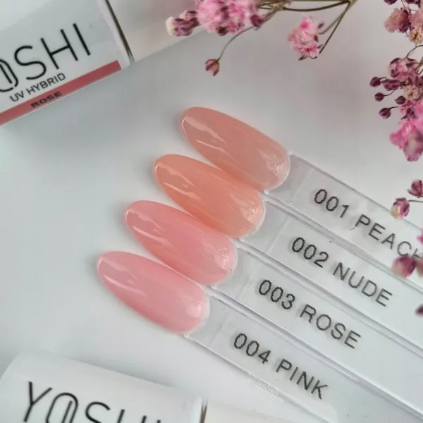 Yoshi Lakier Hybrydowy French Line 004 Pink 6 ml