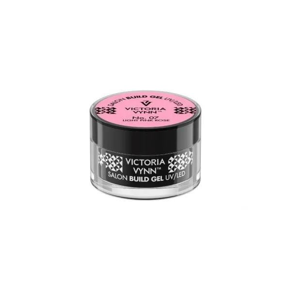 Build Gel UV/LED Light pink rose 07 żel budujący 15 ml - Victoria Vynn