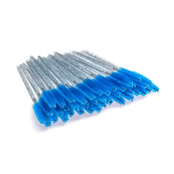 CRYSTAL BRUSH Szczoteczki nylonowe do rzęs niebieska